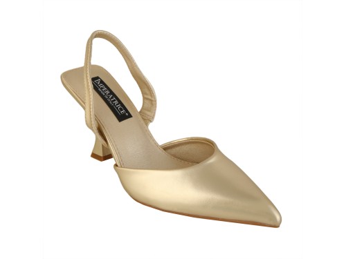 Dècolletè slingback con tacco a rocchetto