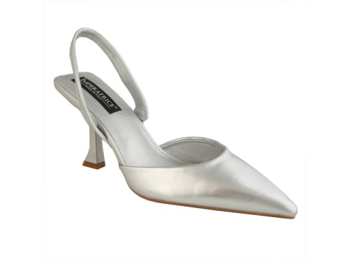 Dècolletè slingback con tacco a rocchetto