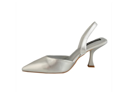 Dècolletè slingback con tacco a rocchetto