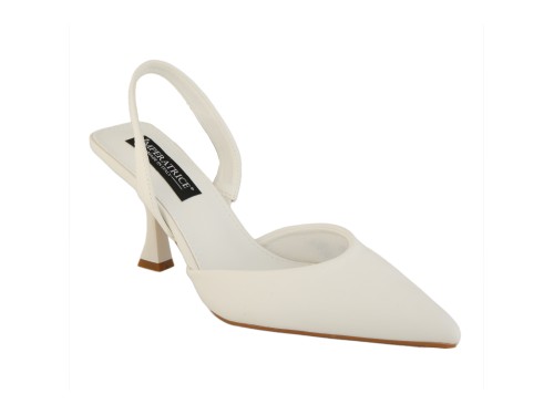 Dècolletè slingback con tacco a rocchetto
