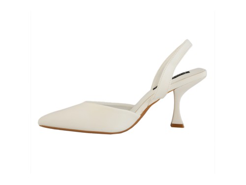 Dècolletè slingback con tacco a rocchetto
