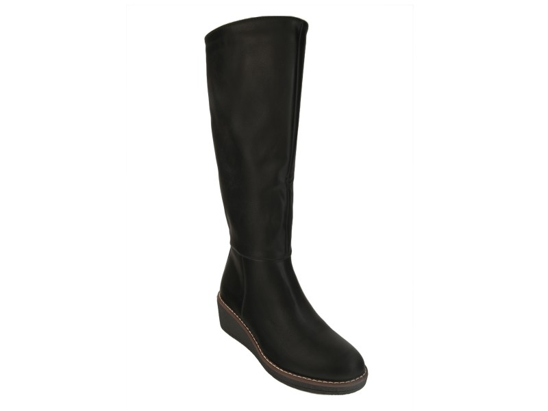 Stivali in pelle con zeppa Imperatrice Calzature Home