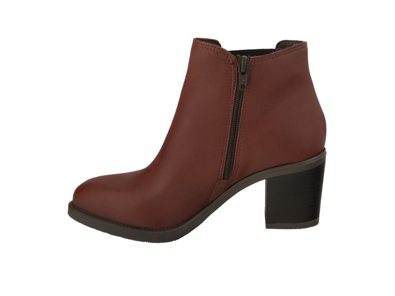 Stivaletti bassi in vera pelle di vitello con tacco comodo Imperatrice Calzature Home