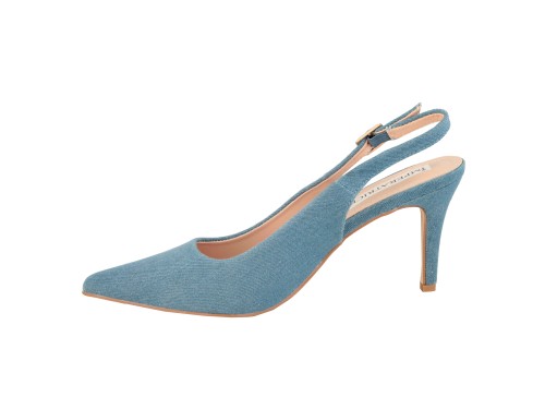 Dècolletè slingback con tacco a spillo