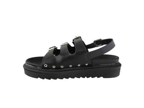 Sandali platform con fibbie