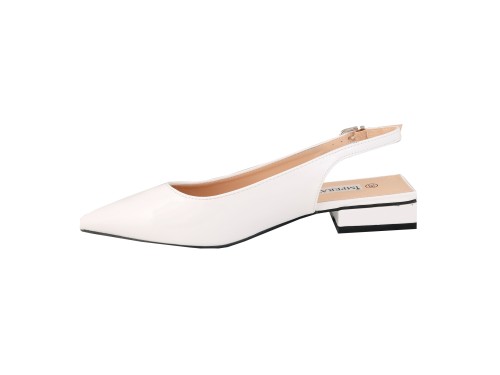 Ballerine slingback verniciate