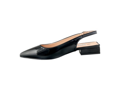 Ballerine slingback verniciate