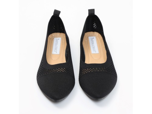 Ballerine in tessuto traforate