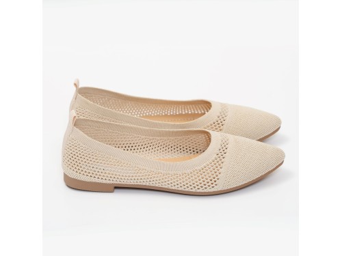 Ballerine in tessuto traforate