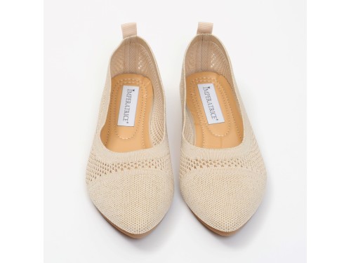 Ballerine in tessuto traforate