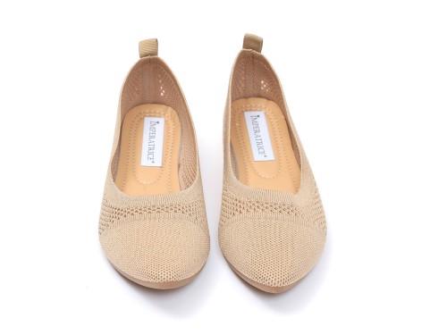Ballerine in tessuto traforate