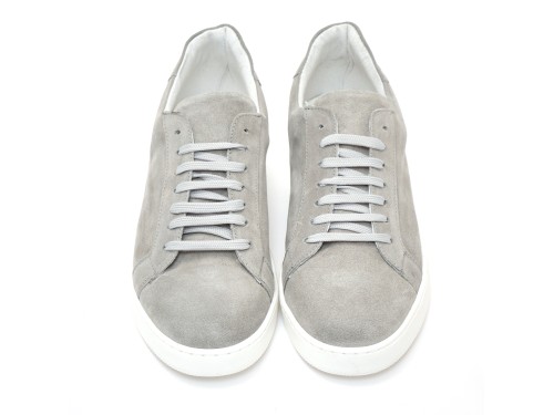 Sneakers stringate in camoscio