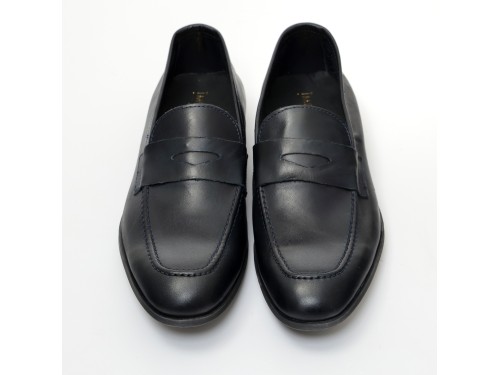 Mocassino con benda in morbidissima pelle crust