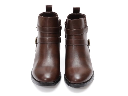 Stivaletto in simil pelle con fibbia