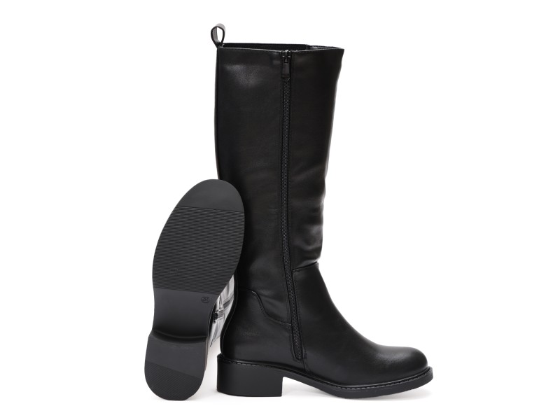 Stivale in simil con elastico laterale