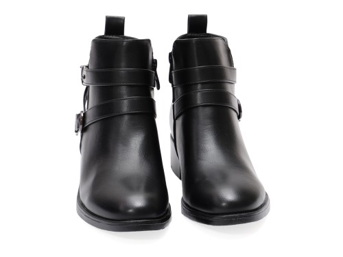 Stivaletto in simil pelle con fibbia