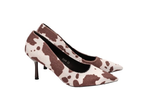 Decolletè in tessuto cavallino