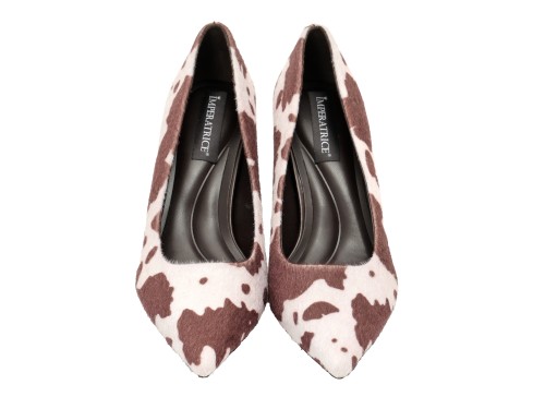 Decolletè in tessuto cavallino