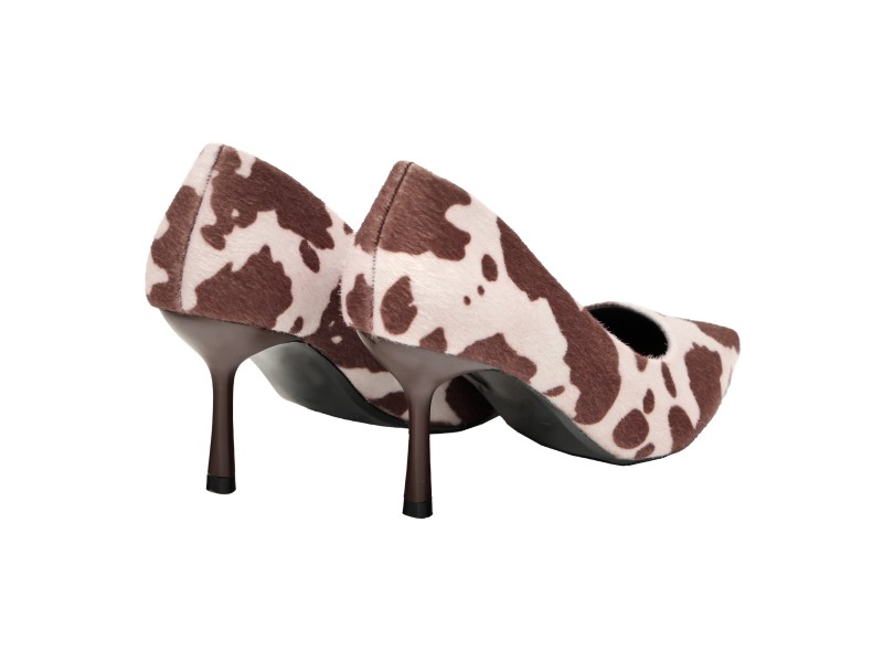 Decolletè in tessuto cavallino