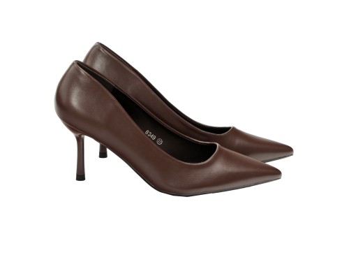 Decolletè in simil pelle