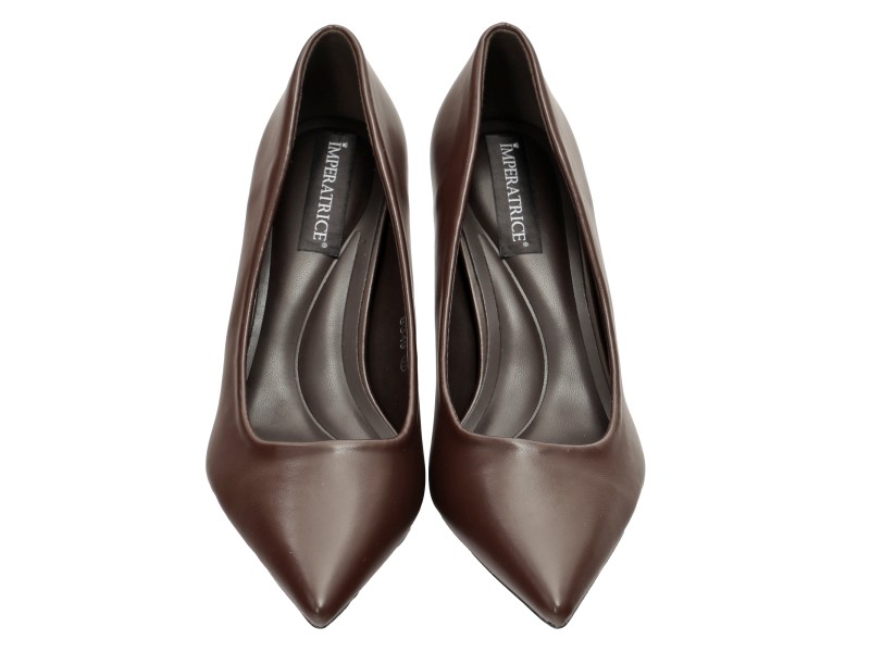 Decolletè in simil pelle