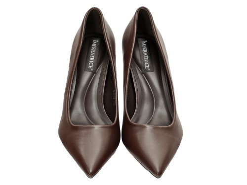 Decolletè in simil pelle