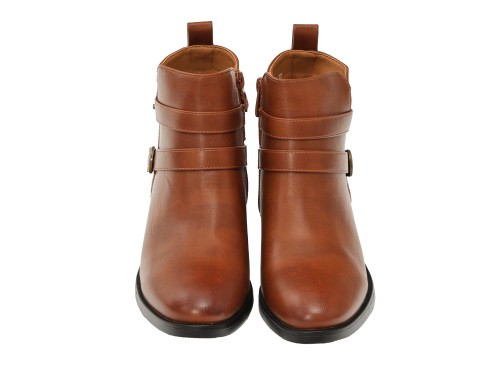 Stivaletto in simil pelle con fibbia