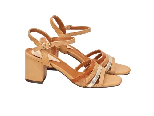 Sandali con cinturino regolabile - tacco 7,5 cm