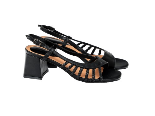 Sandali cinturino regolabile - tacco 7,5 cm