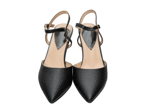 Decolletè con cinturino regolabile - tacco 8,5 cm