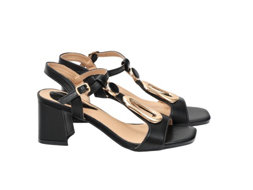 Sandali cinturino regolabile - applicazione - tacco 7,5 cm