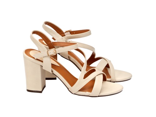 Sandali con cinturino regolabile- tacco 9,0 cm