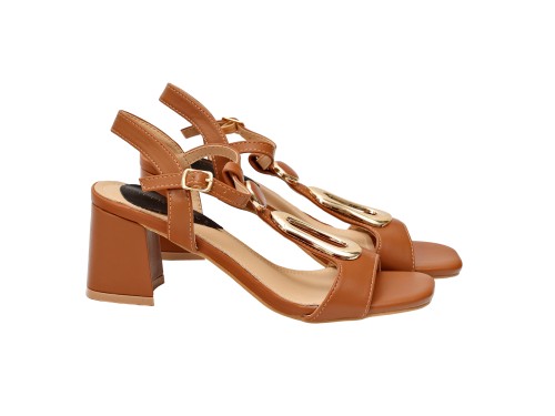 Sandali cinturino regolabile - applicazione - tacco 7,5 cm