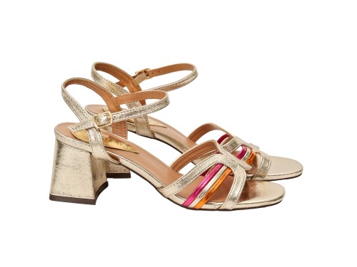 Sandali cinturino regolabile - tacco 7,5 cm