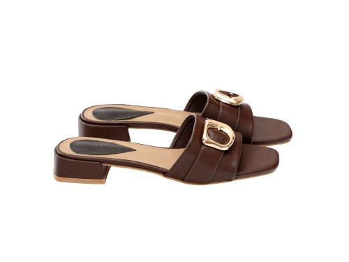 Sandali con accessorio - tacco 3,0 cm