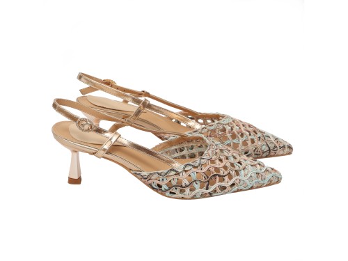 Decolletè cinturino regolabile - tacco 7,0 cm