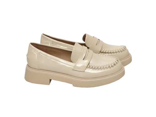 Mocassini con intreccio- tacco 4,5 cm