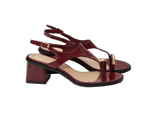 Sandali infradito con accessorio - tacco 6,5 cm