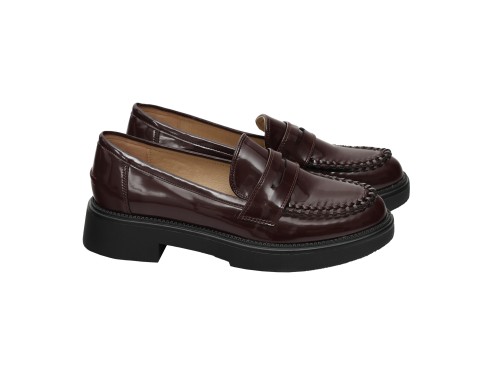 Mocassini con intreccio- tacco 4,5 cm