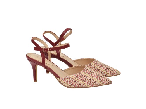 Decolletè con cinturino regolabile - tacco 8,5 cm