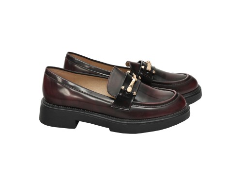 Mocassini con accessorio - tacco 4,0 cm