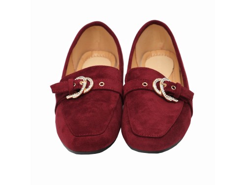 Mocassini con accessorio  - tacco 1,0 cm