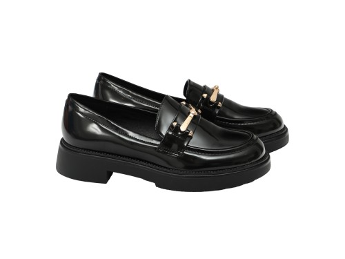 Mocassini con accessorio - tacco 4,0 cm