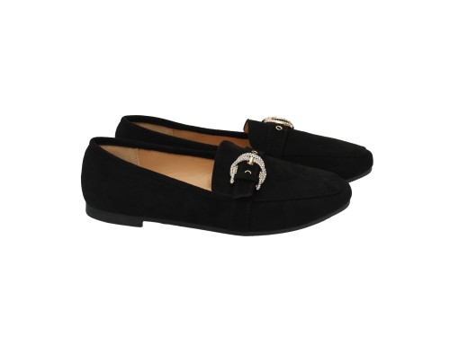 Mocassini con accessorio  - tacco 1,0 cm