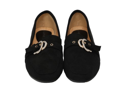 Mocassini con accessorio  - tacco 1,0 cm