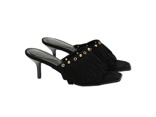 Sandali frange  - tacco 7,0 cm