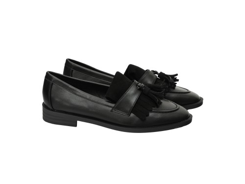 Mocassino con frange - tacco 2,5 cm