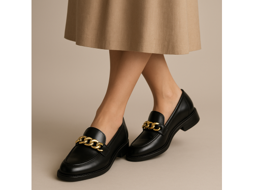 Mocassini con accessorio - tacco 1,5 cm