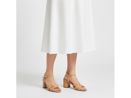 Sandali cinturino regolabile- tacco 7,0 cm