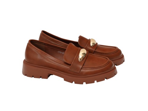 Mocassini con accessorio - tacco 4,0 cm